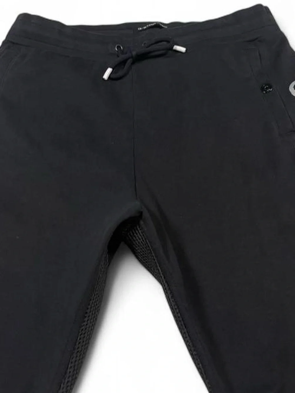 G-Star Raw ‘Moto Mixed Mesh SW Pant’ Black Joggers Men’s Size L Graphic Print